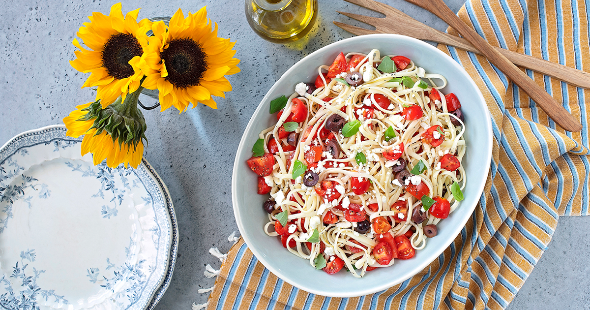 Summer Cherry Tomato & Basil Pasta