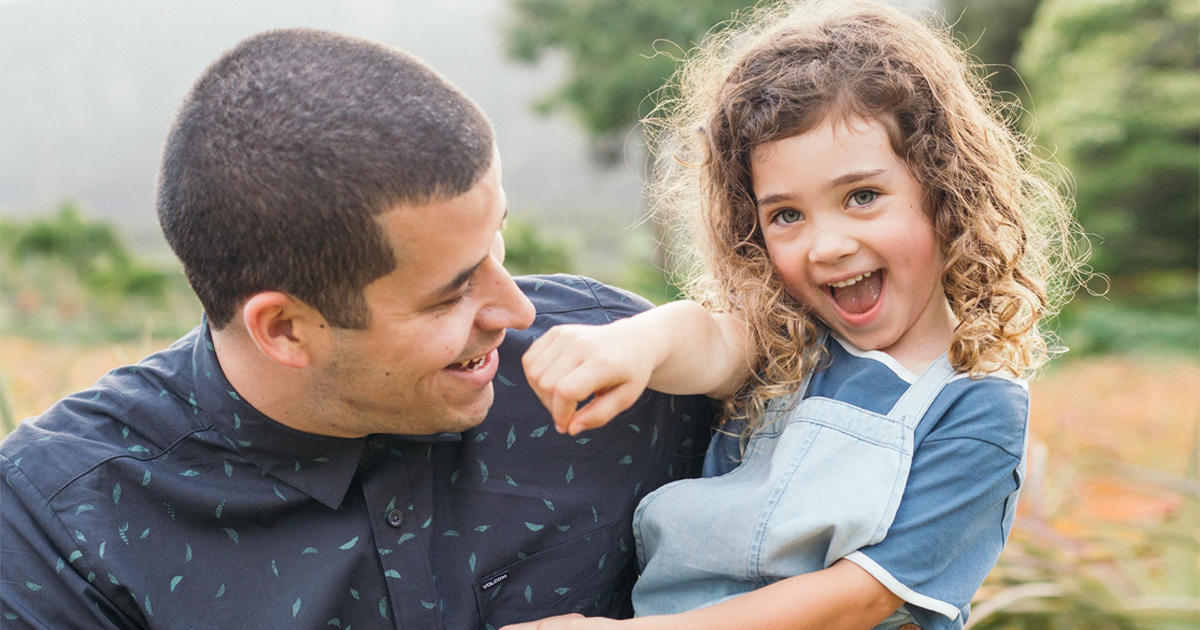 Jeff Bethke and daughter