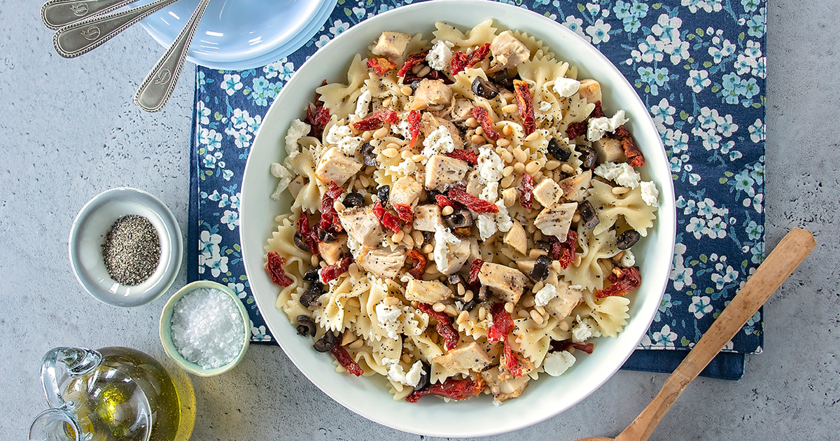 Recipe: Sun-Dried Tomato Bow Tie Pasta