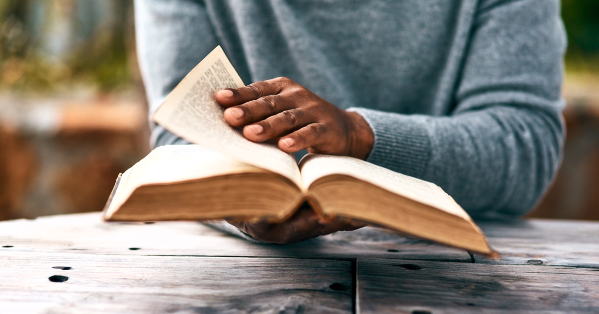 Man Reading Bible