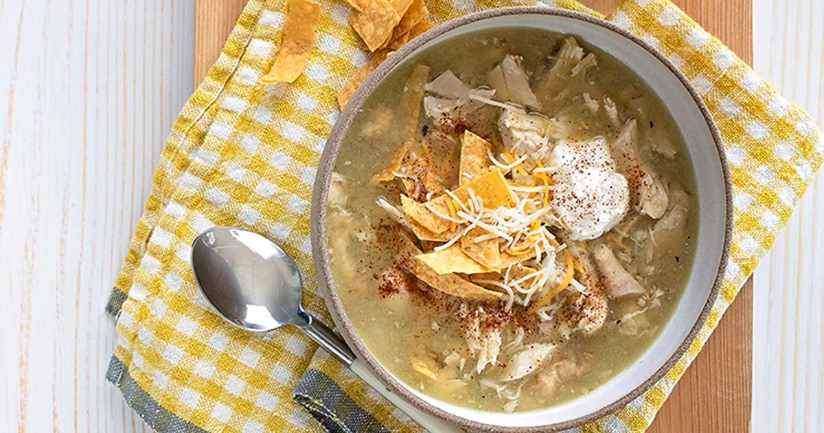 Recipe: Salsa Verde Chicken Soup