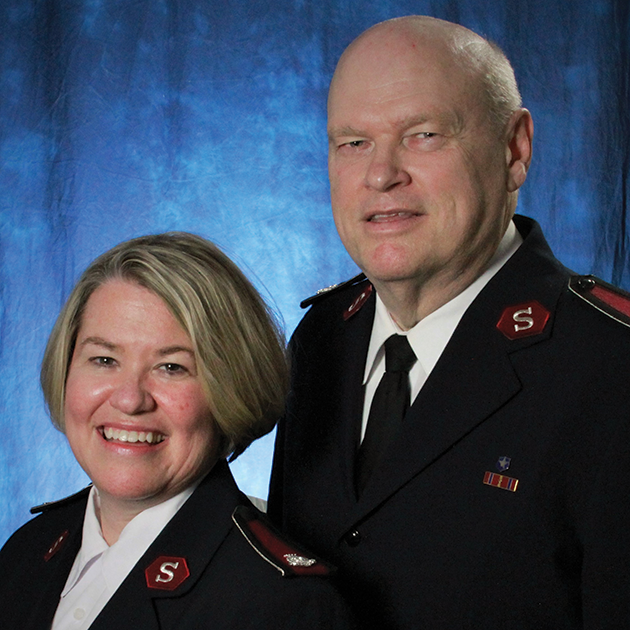 Lt.-Colonels Ward and Michele Matthews