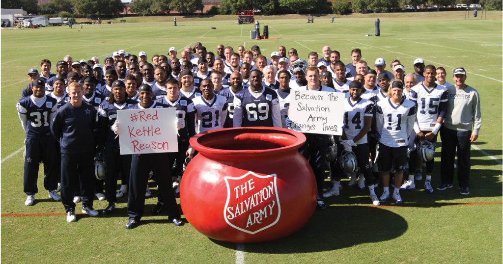 Dallas Cowboys and The Salvation Army