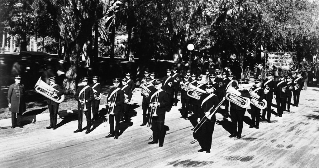 Salvation Army Rose Parade 1924