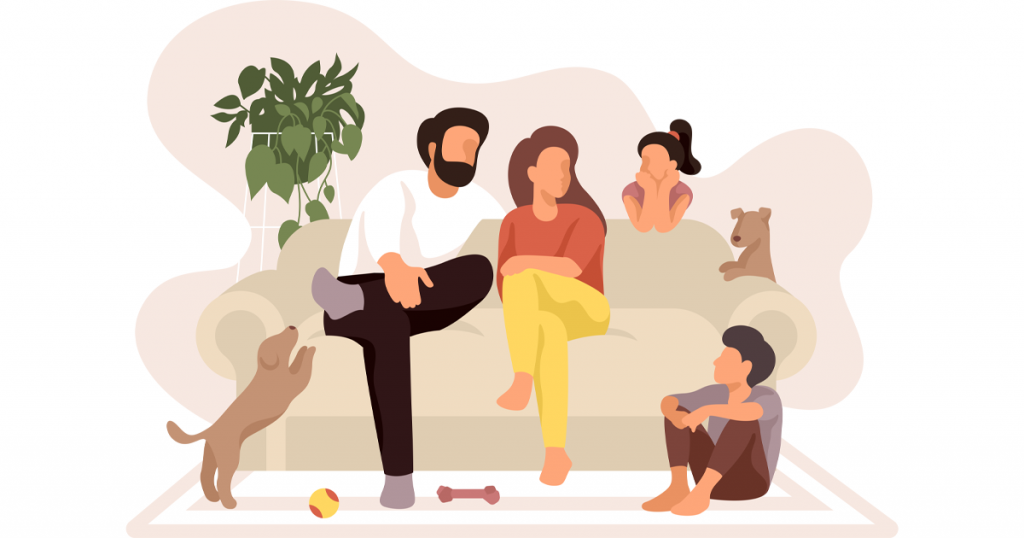 family illustration